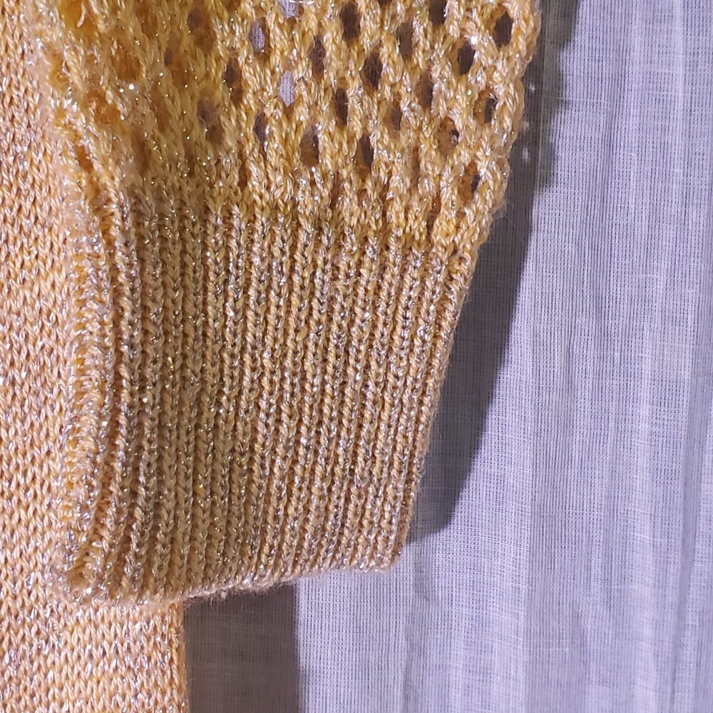 Vintage Anne Fogarty Rare 1960's Gold Knit Gown - Near Mint Condition - Picture 7 of 10